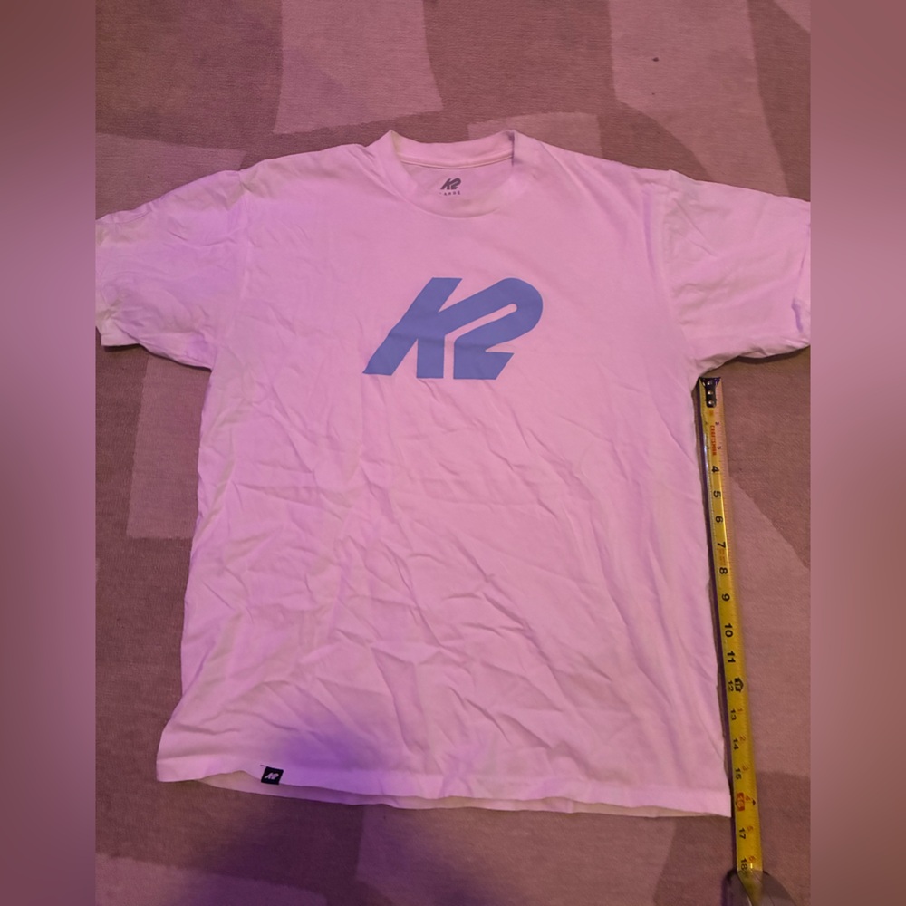 K2 white t shirt